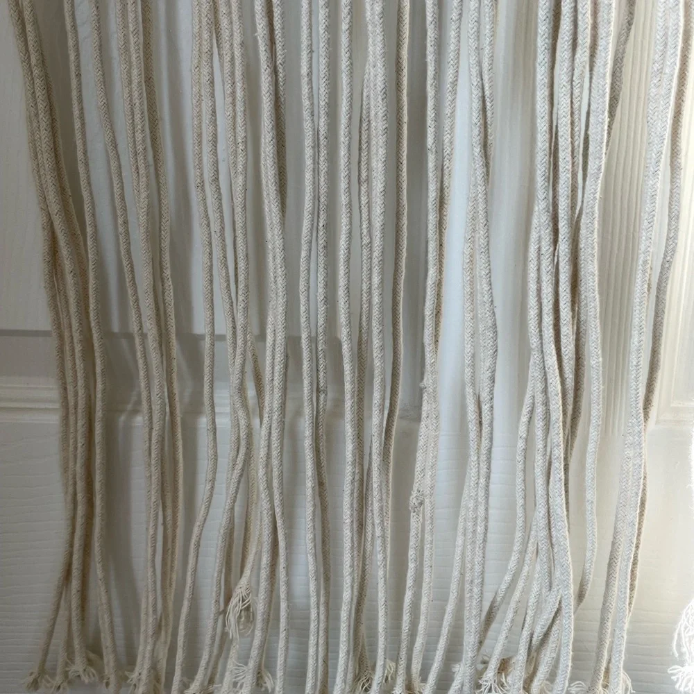 Elegant Cream Macrame Wall Hanging